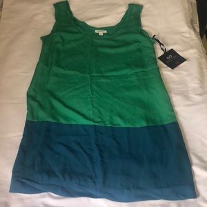 Thakoon Green and blue dress